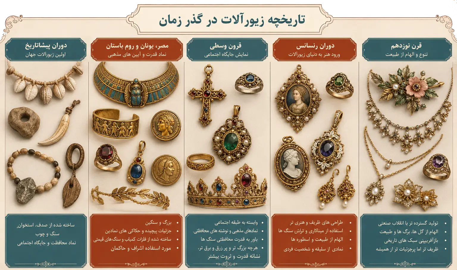 تاریخچه اکسسوری